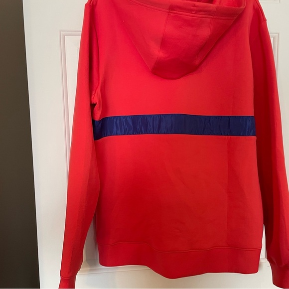 JoRDAN AIR Men’s Size Large Orange Hoodie 1/2 Zip Dri-fit Anti-gravity Equipment - Picture 8 of 12